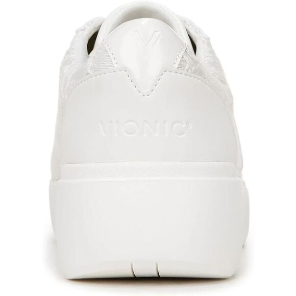 New Women's Vionic Kearny Women's Lace Up Sneaker White Size 9.5 - Picture 4 of 7